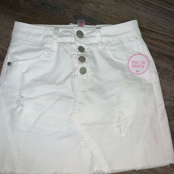 White denim skirt 12 Clearance